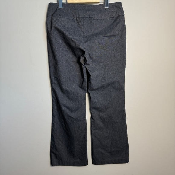 DALIA‎ Women's Elastic Waist Pull On Dress Pants Gray Size 12 Business Casual - Picture 3 of 12